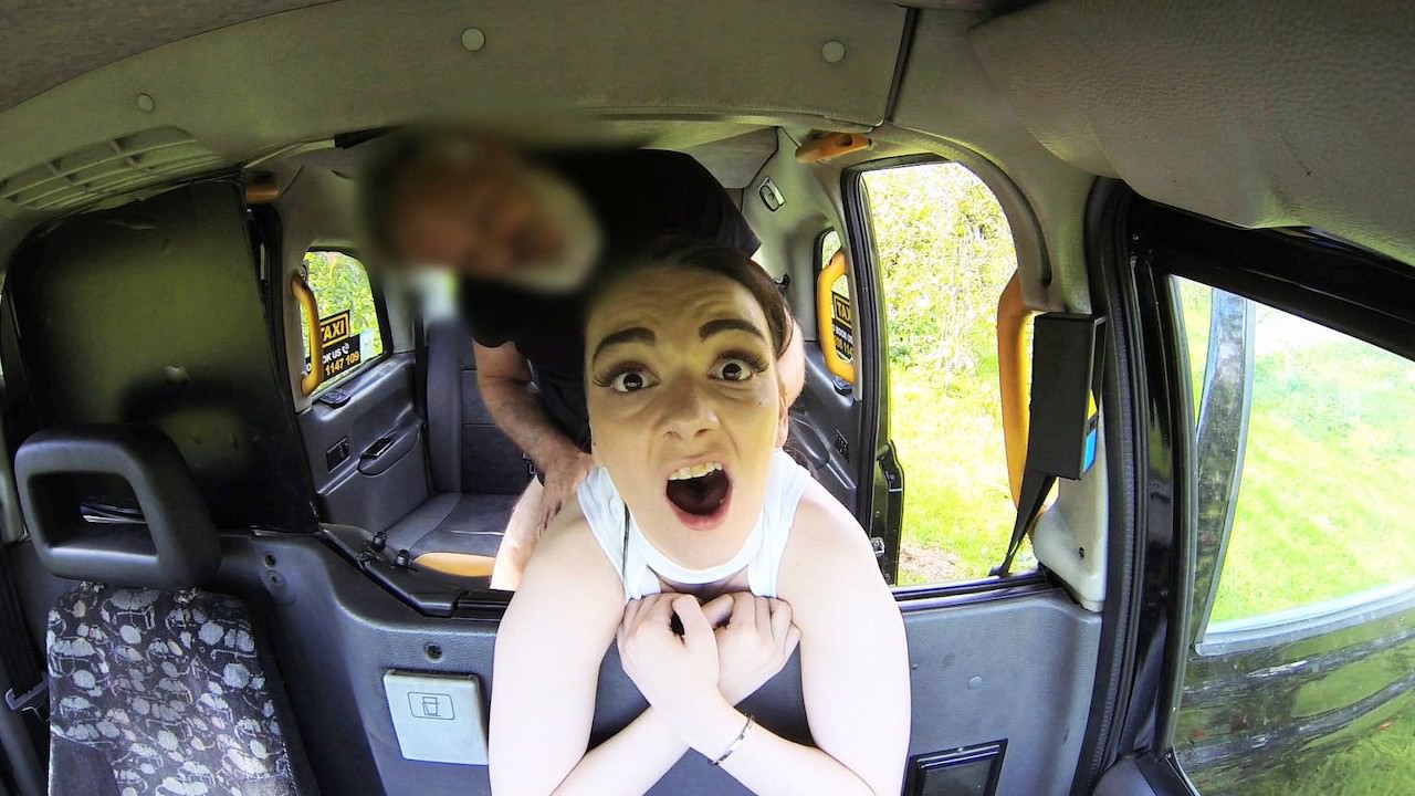 Little Dollie’s Small Tit & Tight Pussy Fuck in Taxi