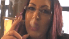 Smoking Hot Emma Butt Smokes a Cigarette
